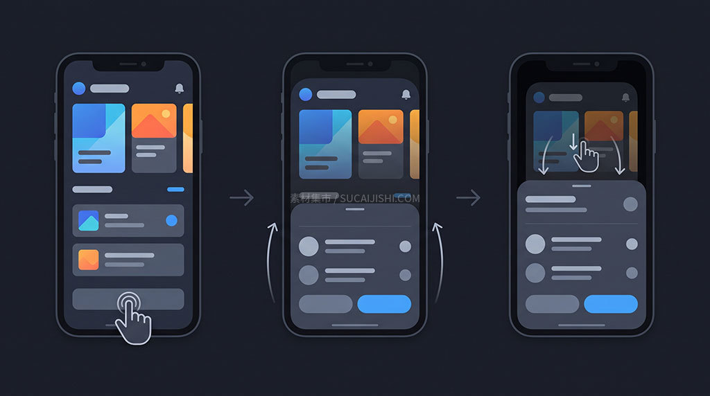 大厂级APP UI交互动效设计AI指令